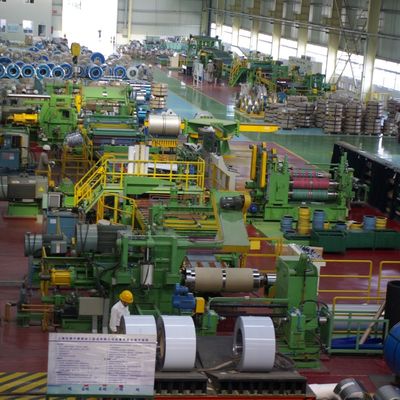 품질  Metal Coil Uncoiling Feed Flying Shear Production Line With Video Outgoing Inspection 공장