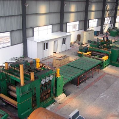 품질  Automatic Steel Coil Slitting Line Uncoiling Leveling Shearing Machine 공장