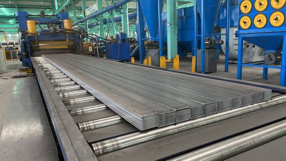 4000*2500*2500mm 전압 380v 스틸 코일 레벨러 및 금속 판 또는 코일을 위한 리워더