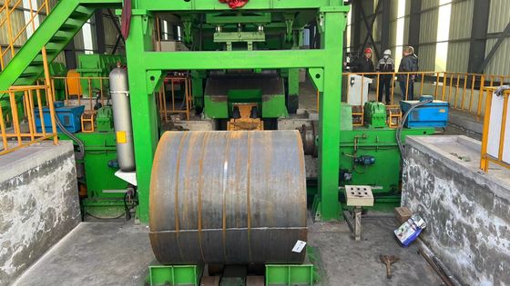 380V 엽금속 롤링 및 평준화 깎기 생산 라인 35T 코일 무게